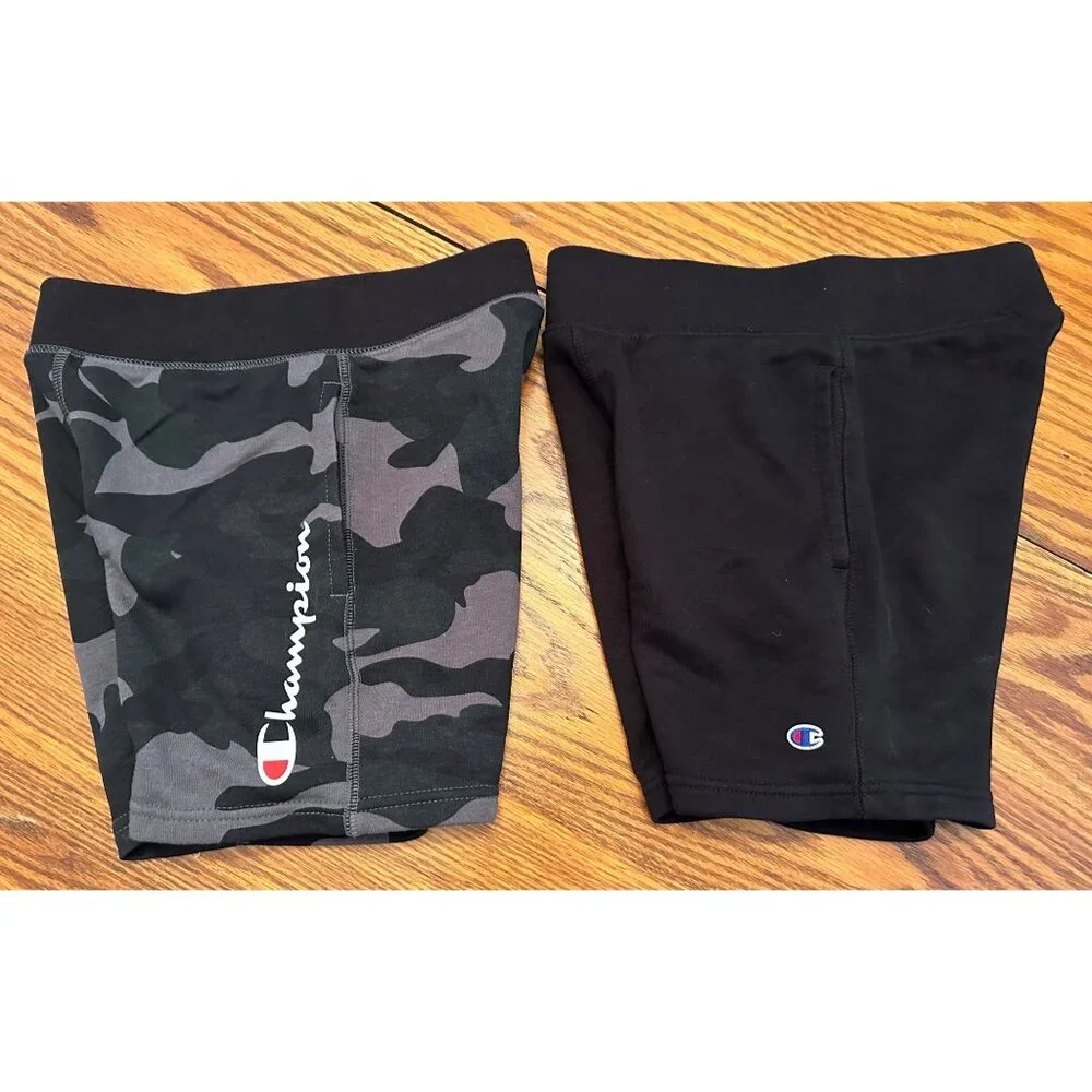 champion bundle of sweat shorts size s (7/8) 2 pairs!